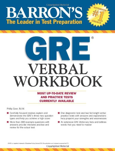 Barron’s GRE Verbal Workbook